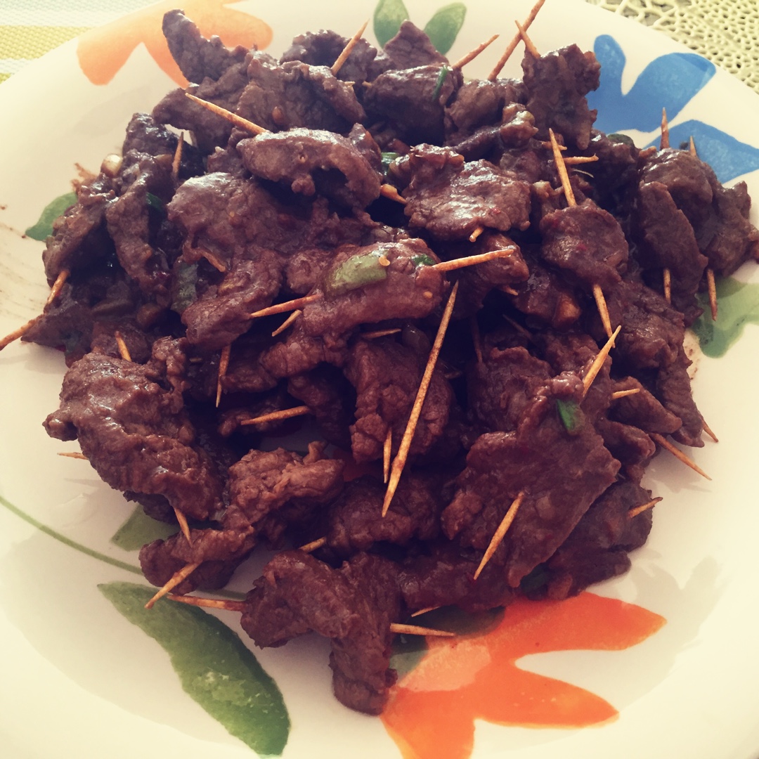 牙签牛肉 道地湖南味