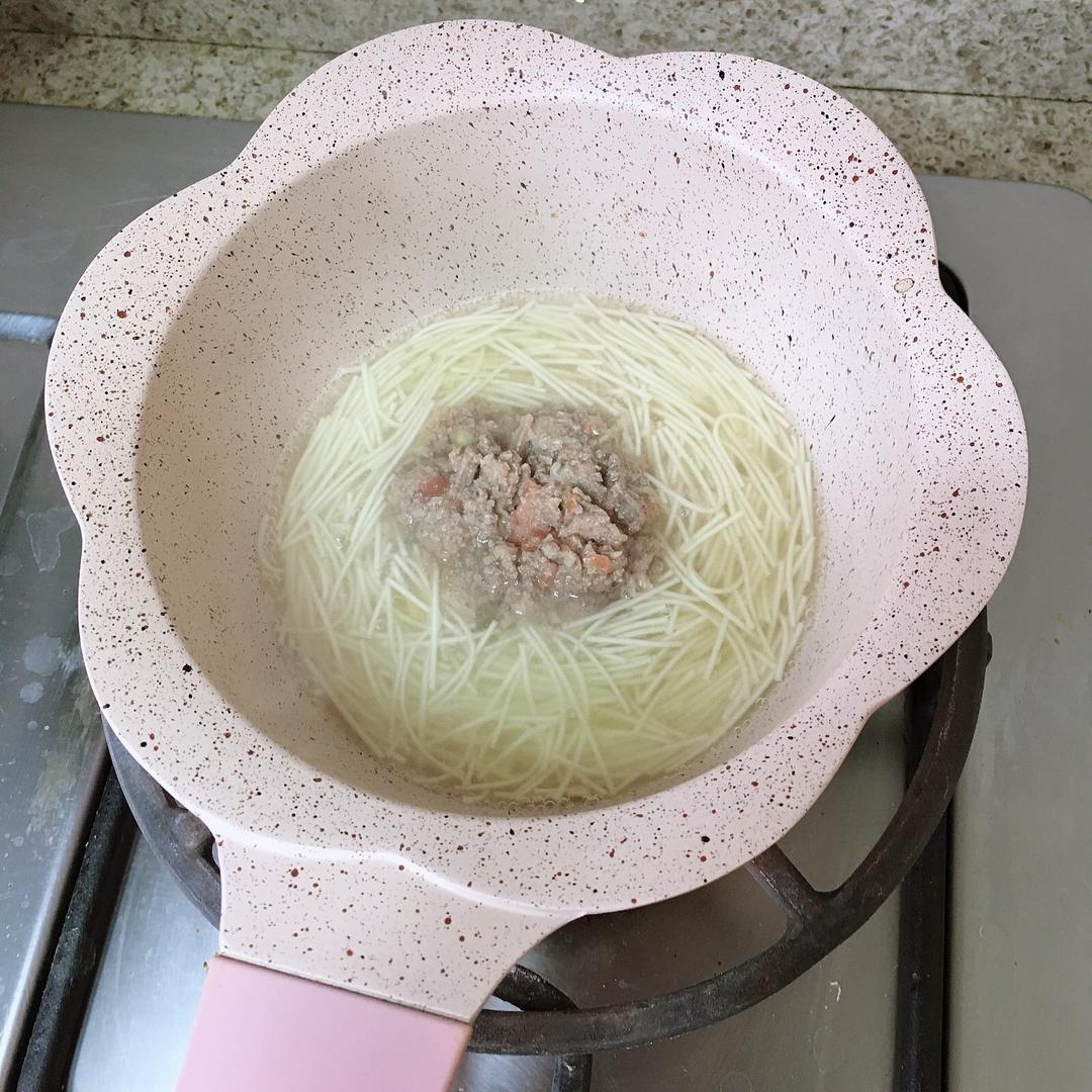 宝宝营养辅食|番茄猪肝泥烂面条的做法 步骤9