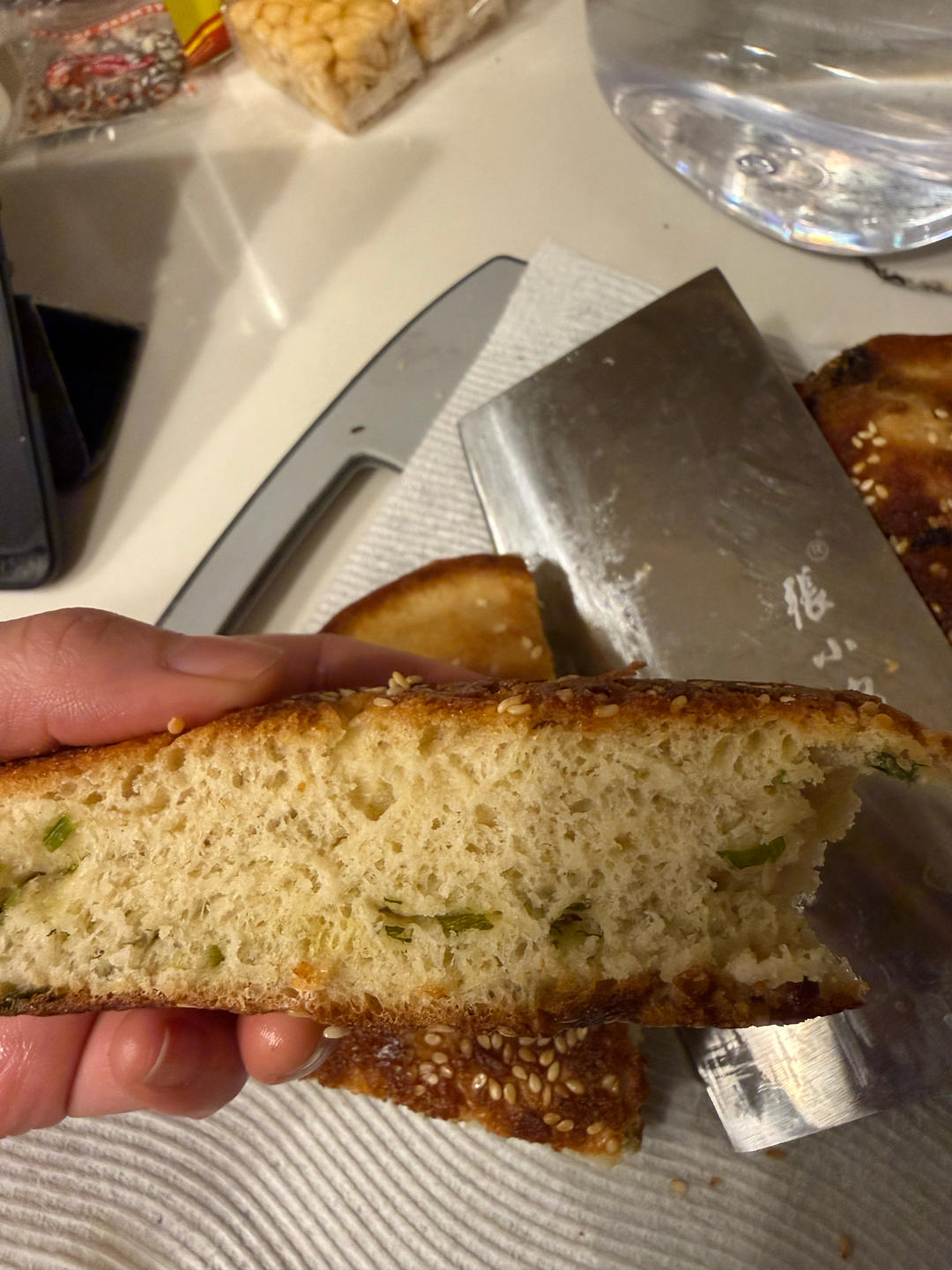 超简单！老上海羌饼！酥脆蓬松、葱香浓郁