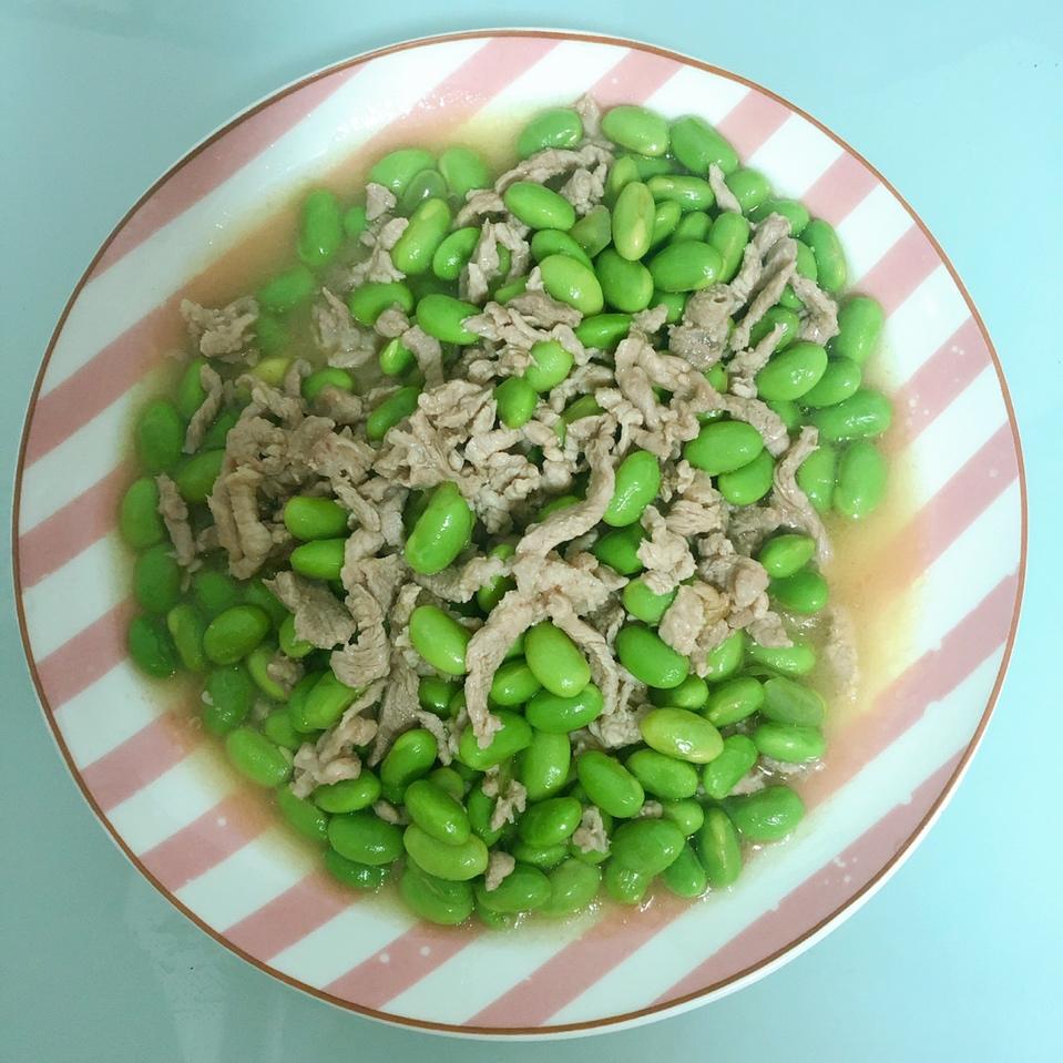 毛豆肉丝