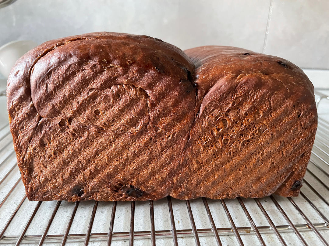 香浓柔软的巧克力吐司