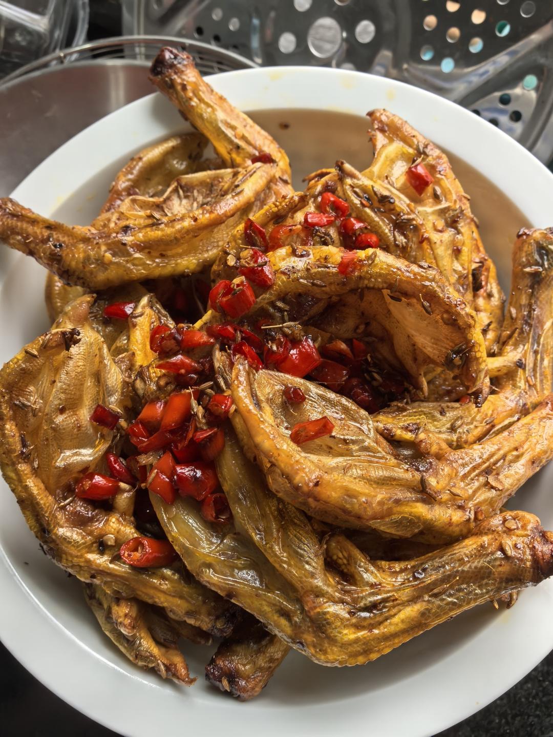 炸鸭脚