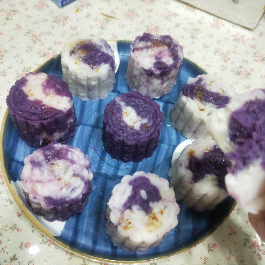 枕上书同款 无忧糕 (紫薯山药糕)