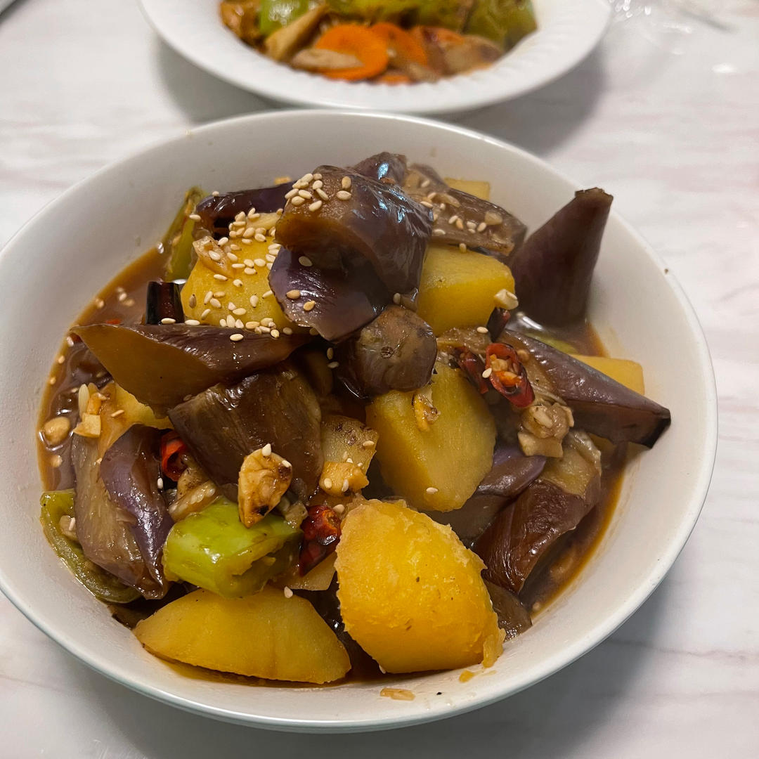 土豆炖茄子