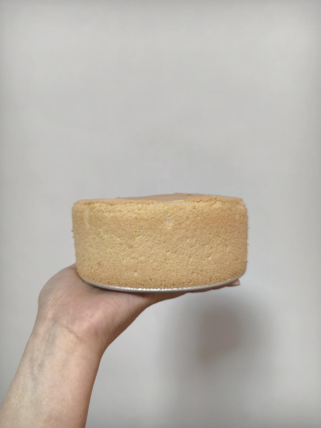 超柔软6寸戚风蛋糕(附8寸配方)零失败 超详细‼️含操作视频