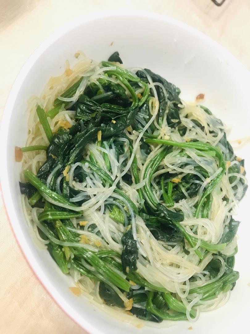 凉拌菠菜