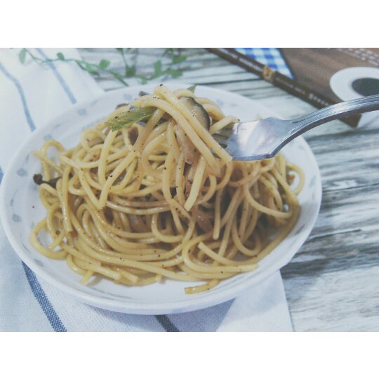 快手美味──素炒黑椒意面