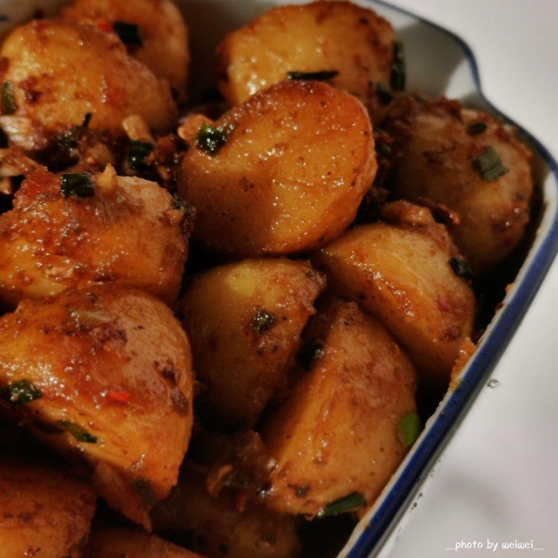 孜然香辣煎小土豆