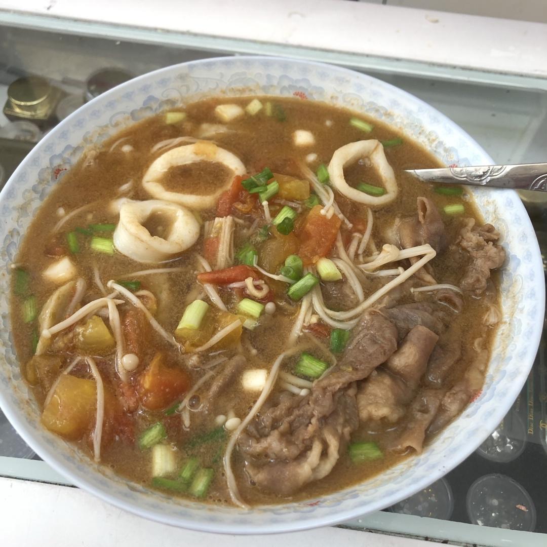 番茄肥牛金针菇