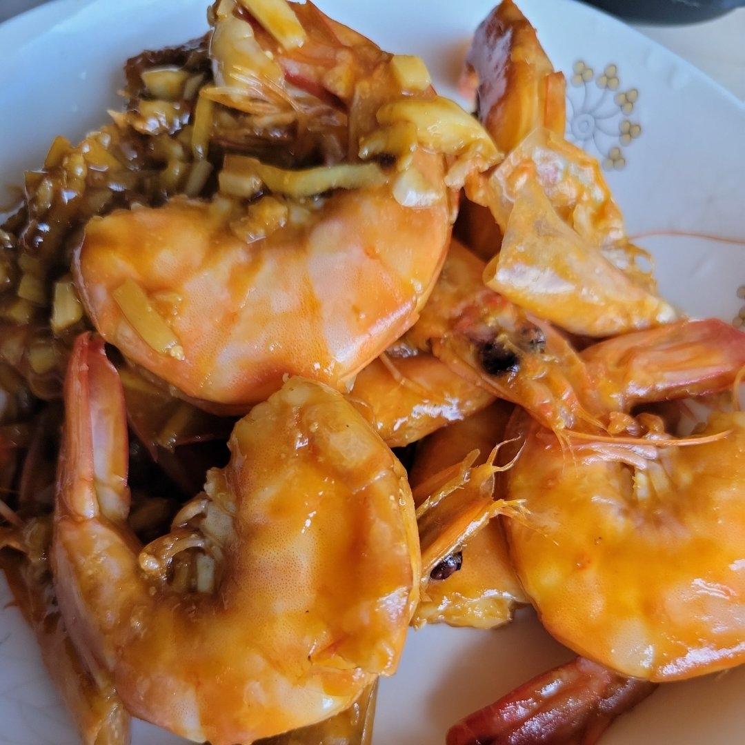 家庭版油焖大虾
