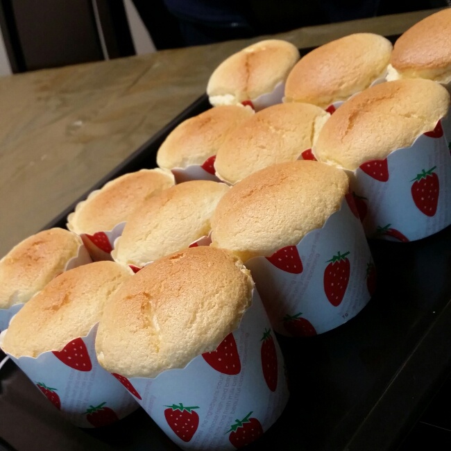 奶油戚风杯子蛋糕