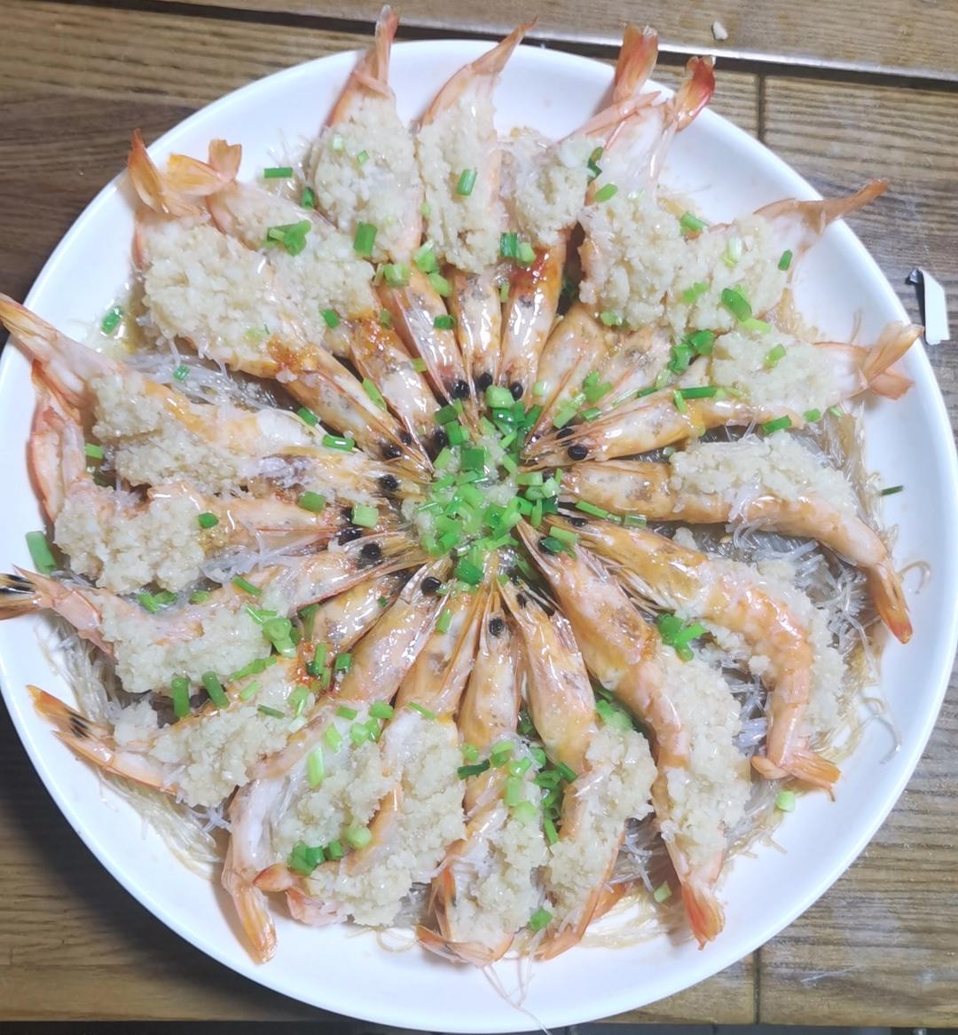 蒜蓉粉丝蒸大虾