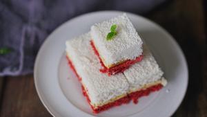 一曲红觞话白玉——双色红曲松糕（三）的做法 步骤10