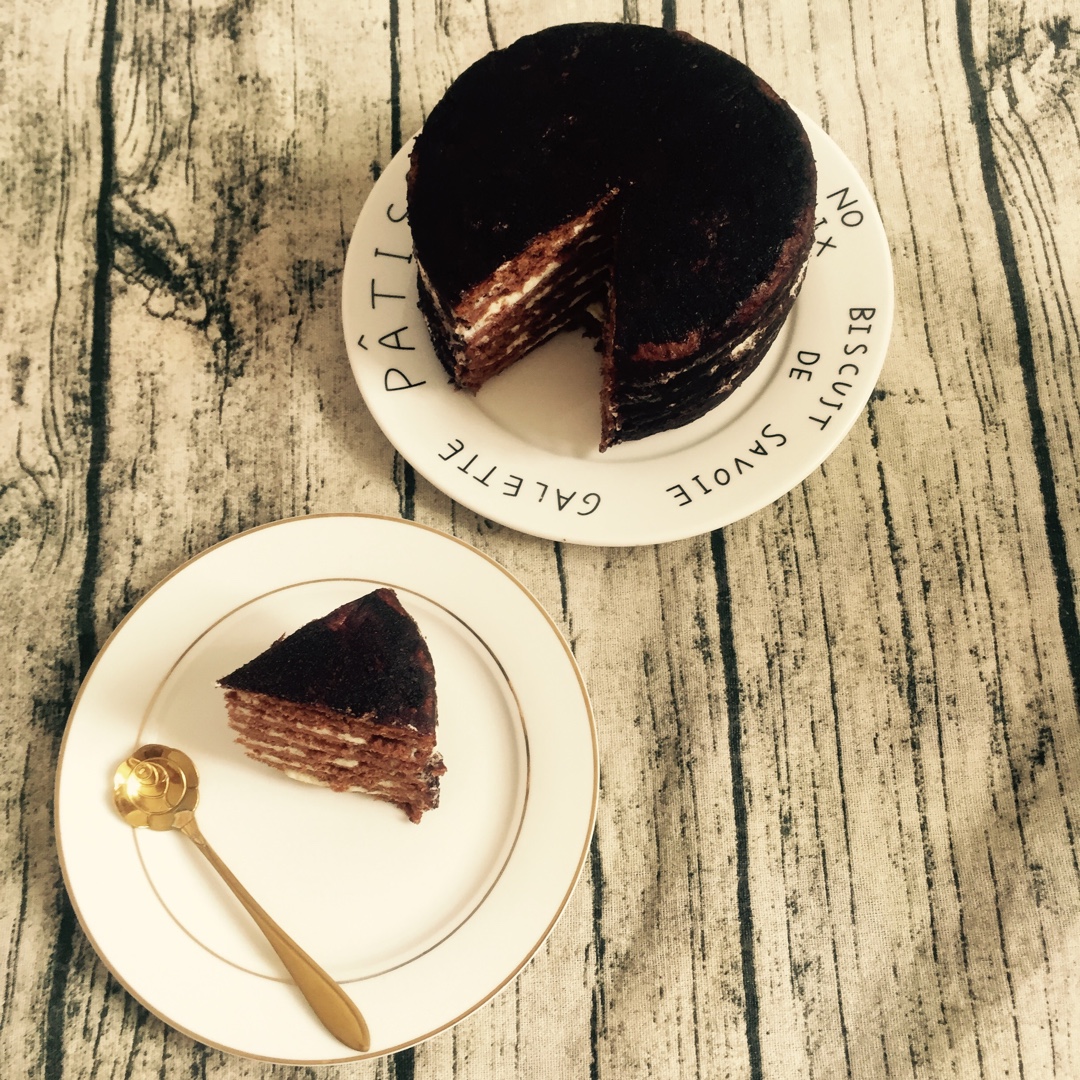 俄罗斯蜂蜜千层提拉米苏（巧克力味）