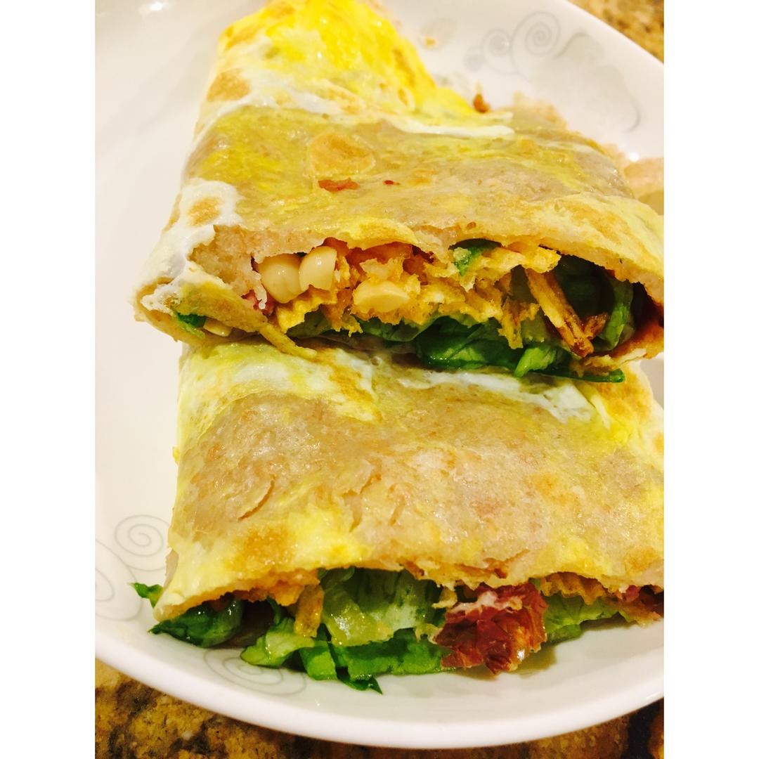 用煎饼果子神器自制鲜香美味