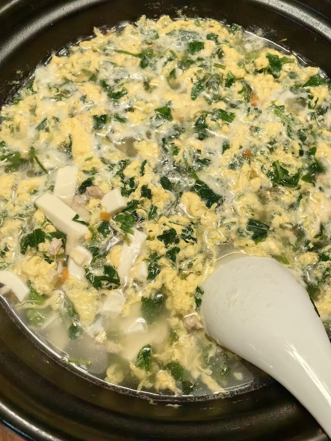 荠菜豆腐羹