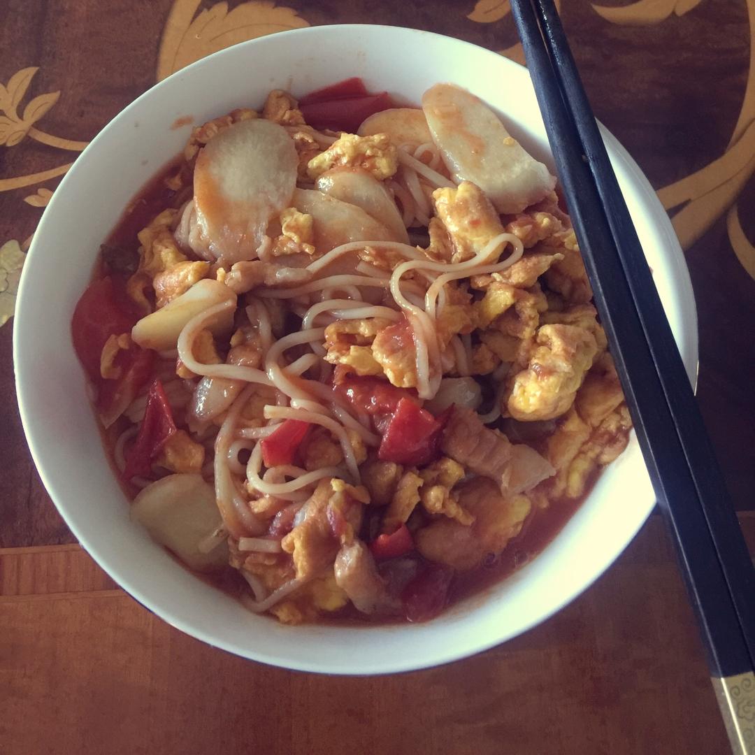 超级入味好吃的番茄鸡蛋面