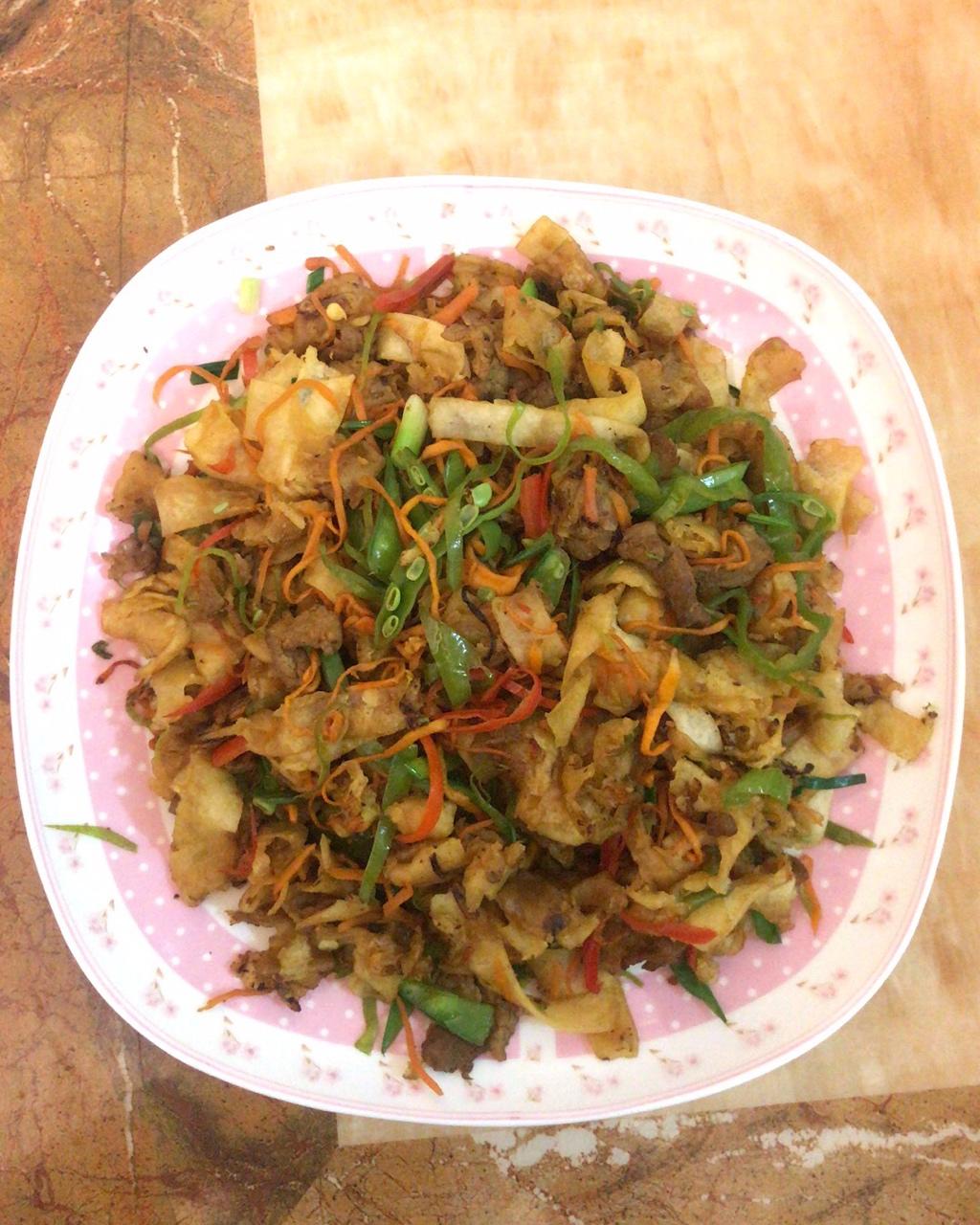 鸡蛋炒饼