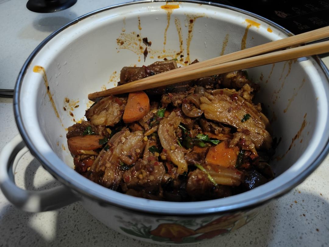 红烧羊肉炖胡萝卜