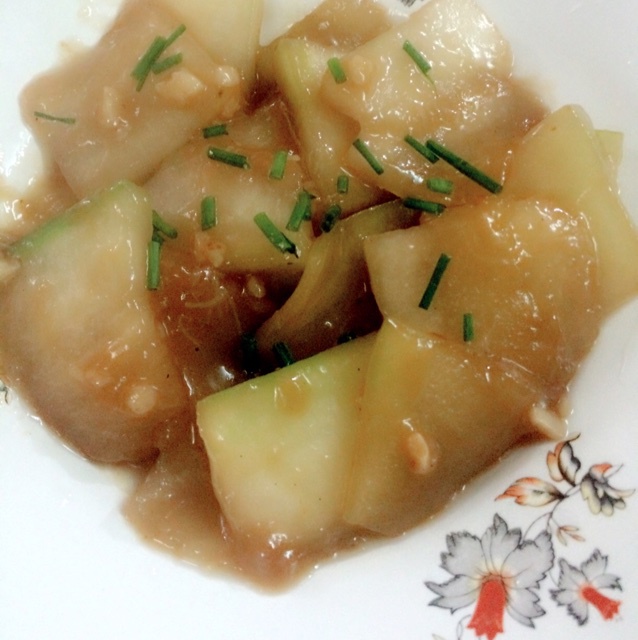 皇轩做的蚝油焖冬瓜