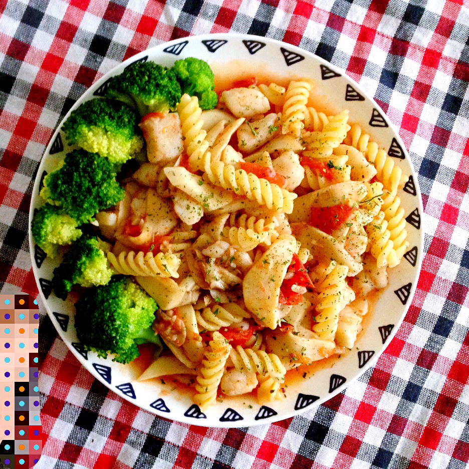 低卡龙利鱼全麦意面减脂餐