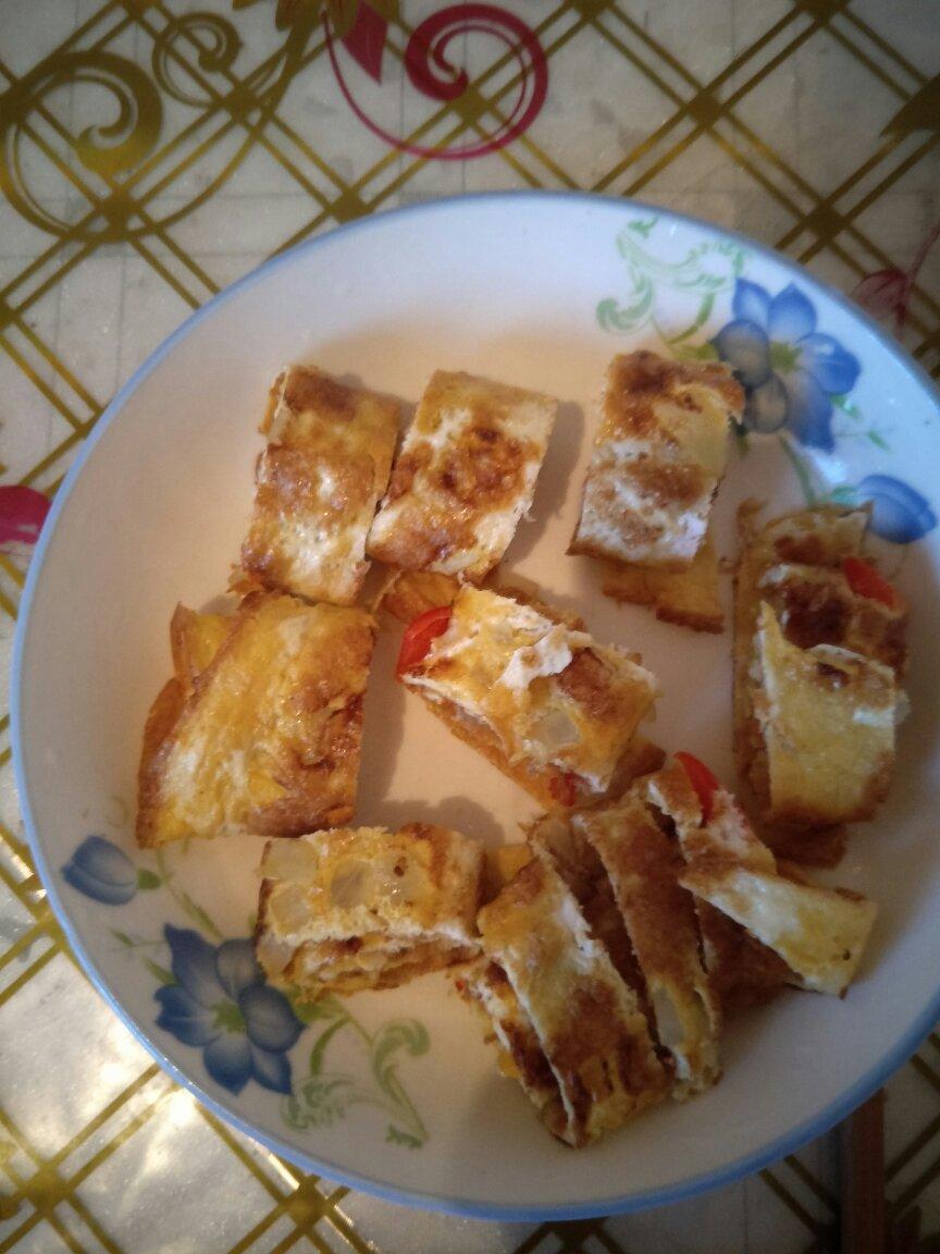 宝宝早餐蔬菜鸡蛋饼