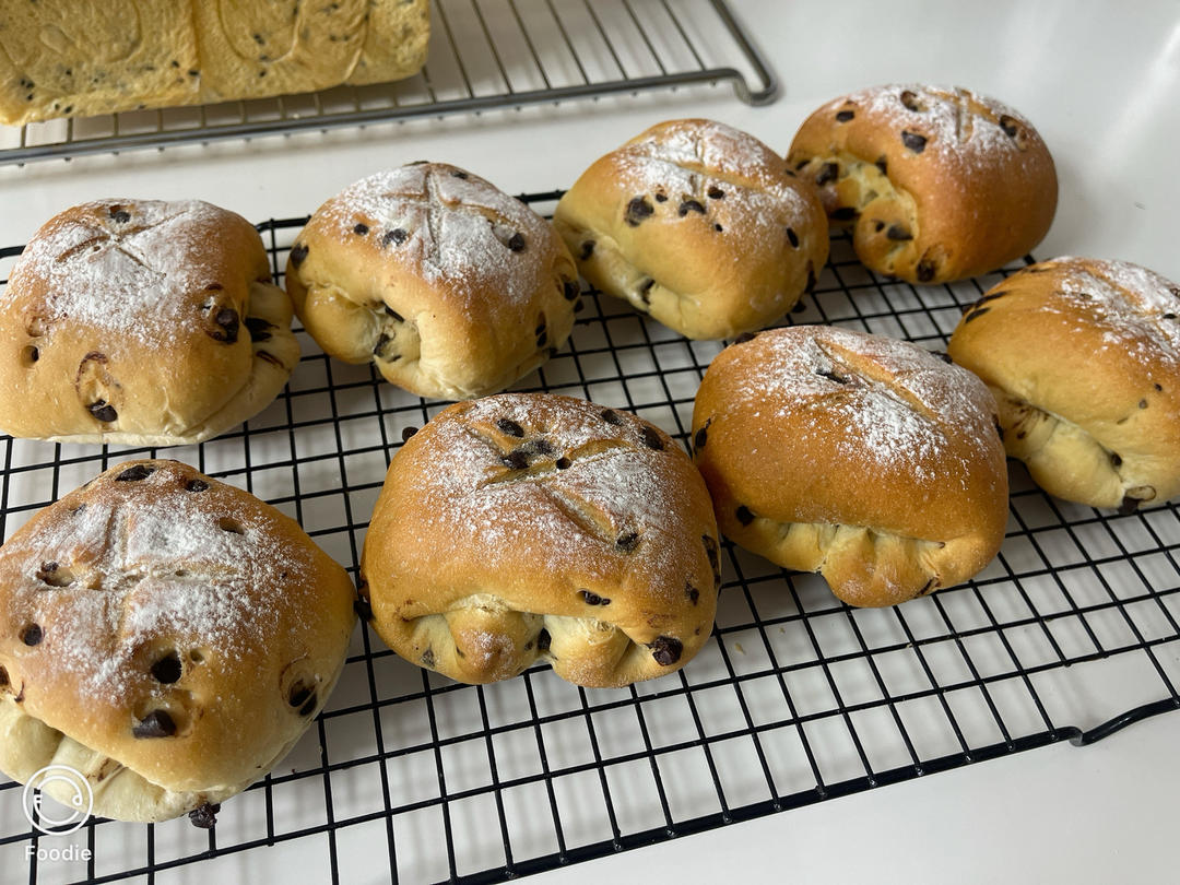 咖啡巧克力面包卷