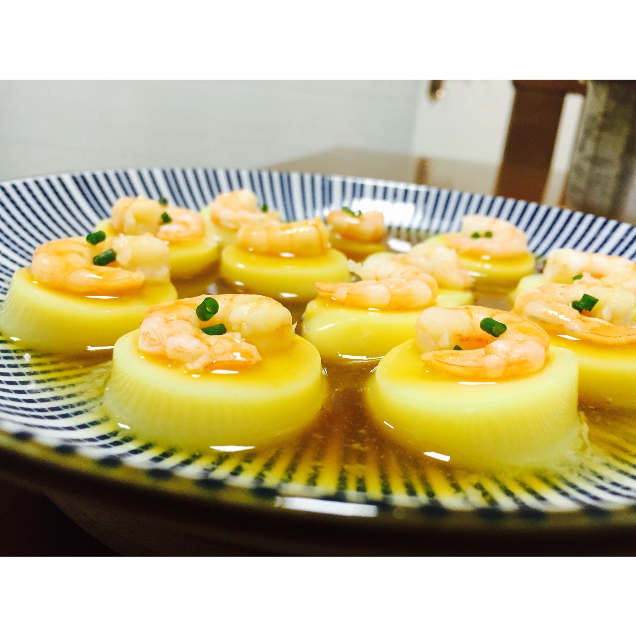 日本豆腐蒸虾仁