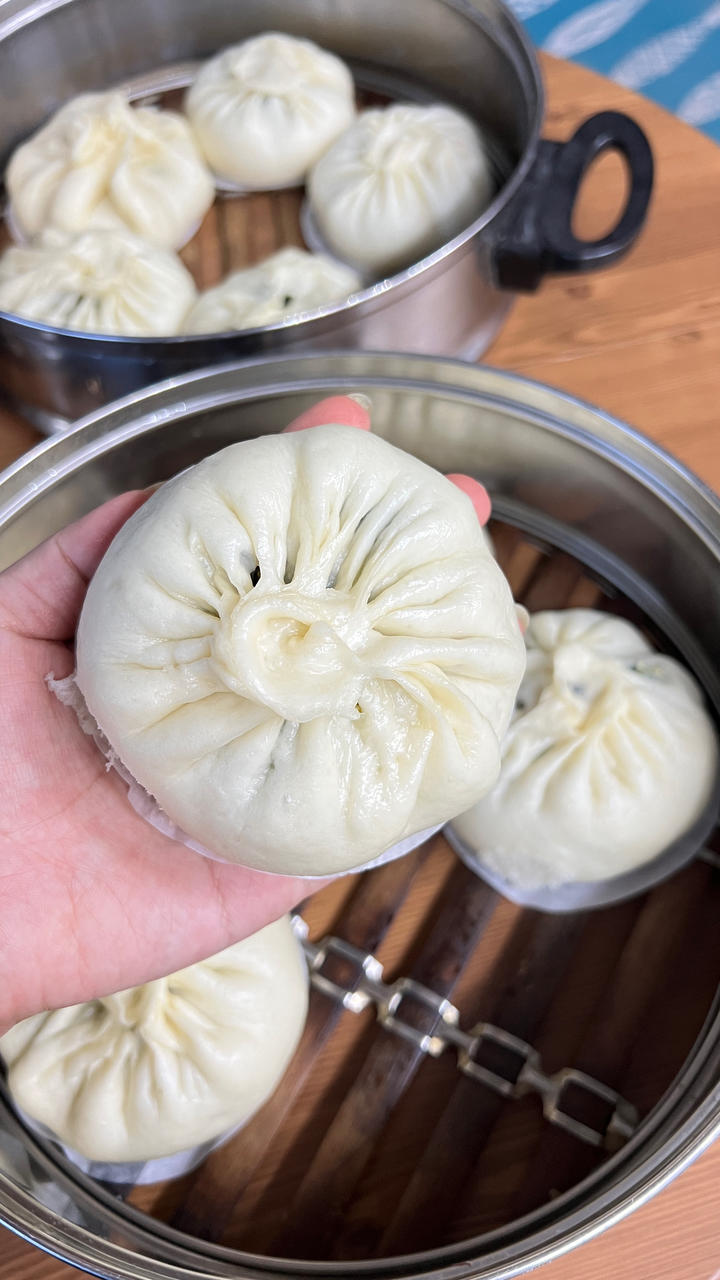 蒸包子发面法