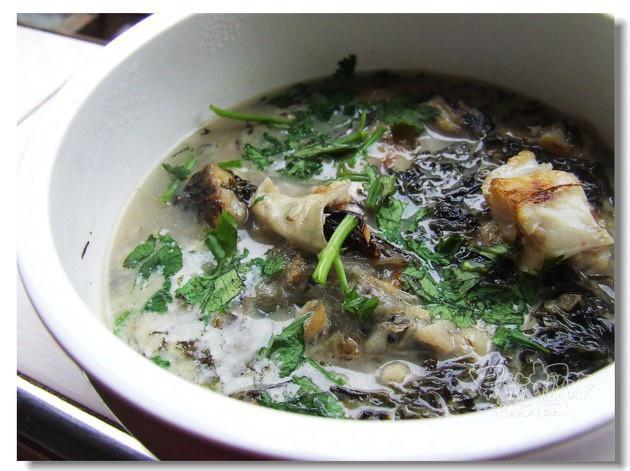 紫菜鱼排汤的做法