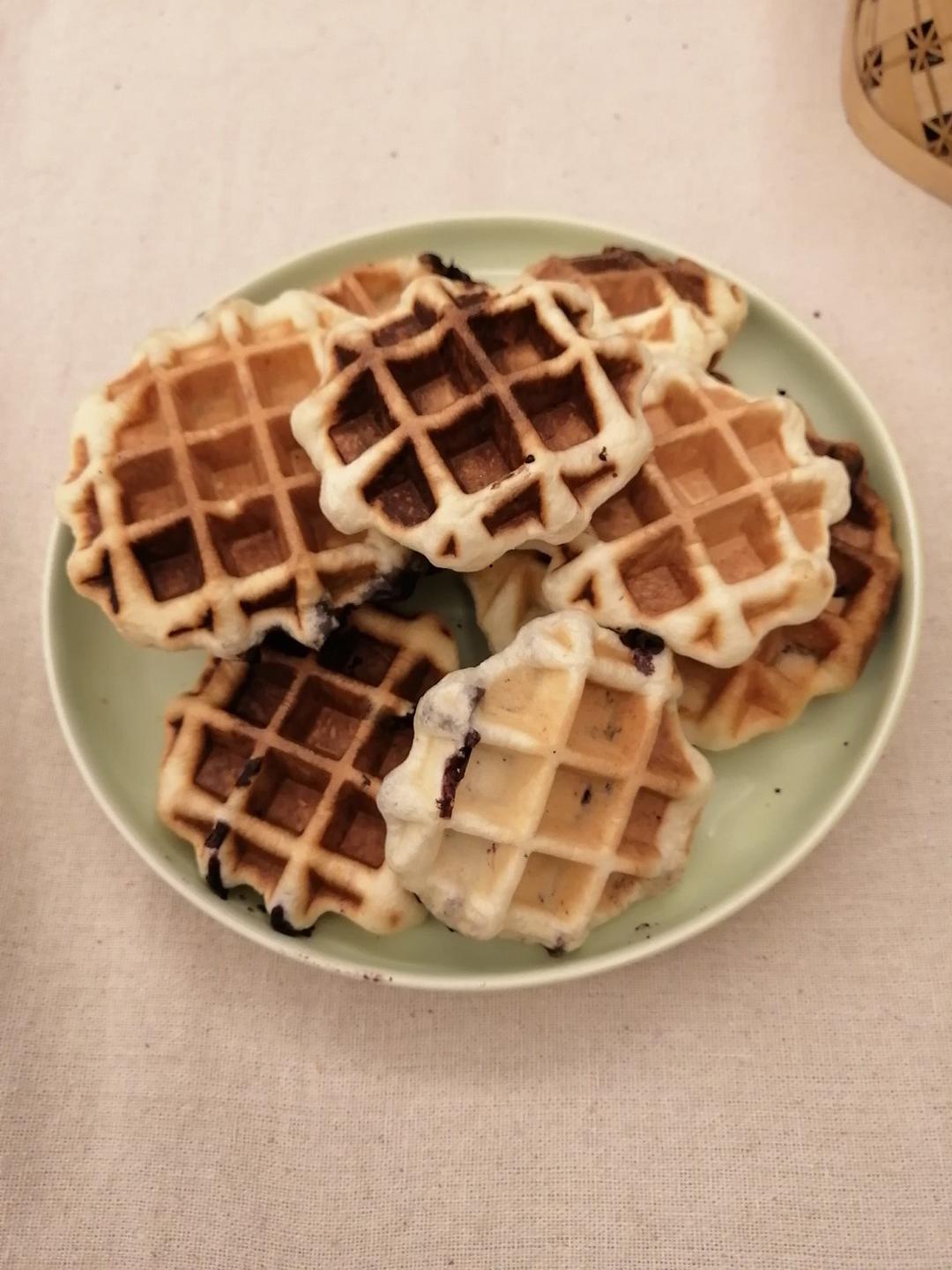 紫米华夫饼