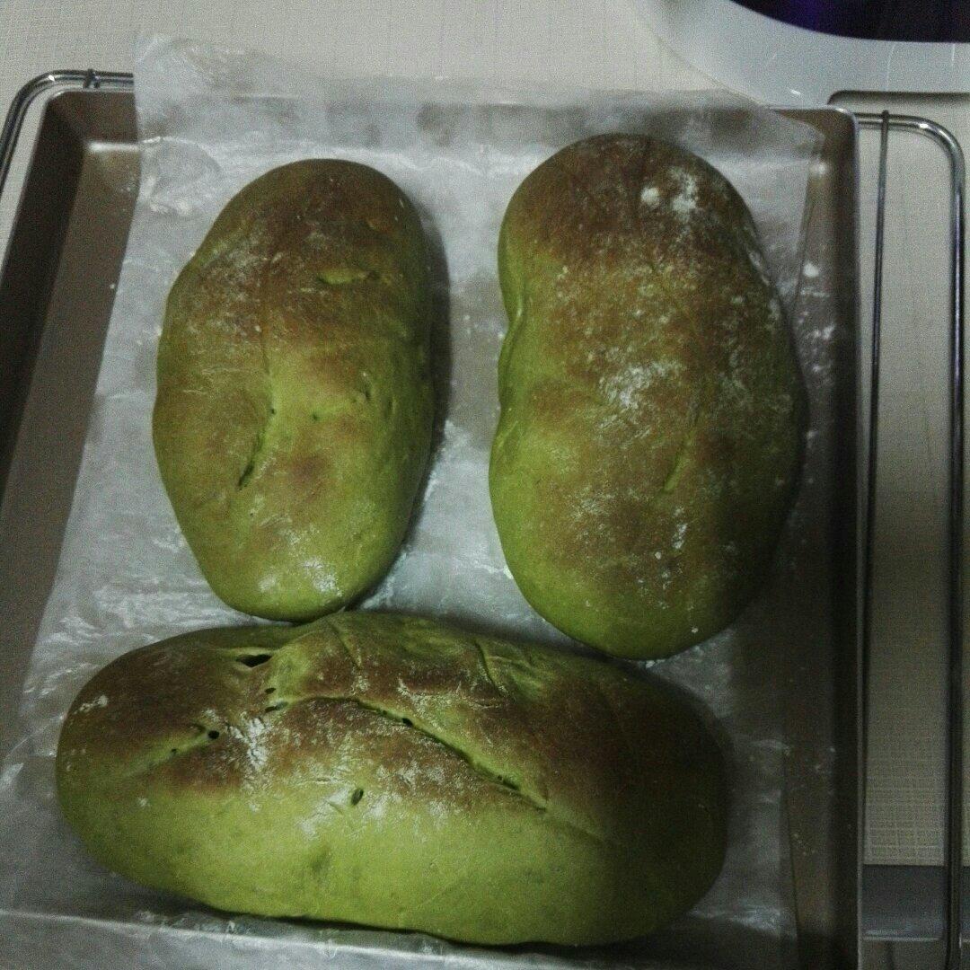 抹茶（可可）椰子油麻薯夹心面包