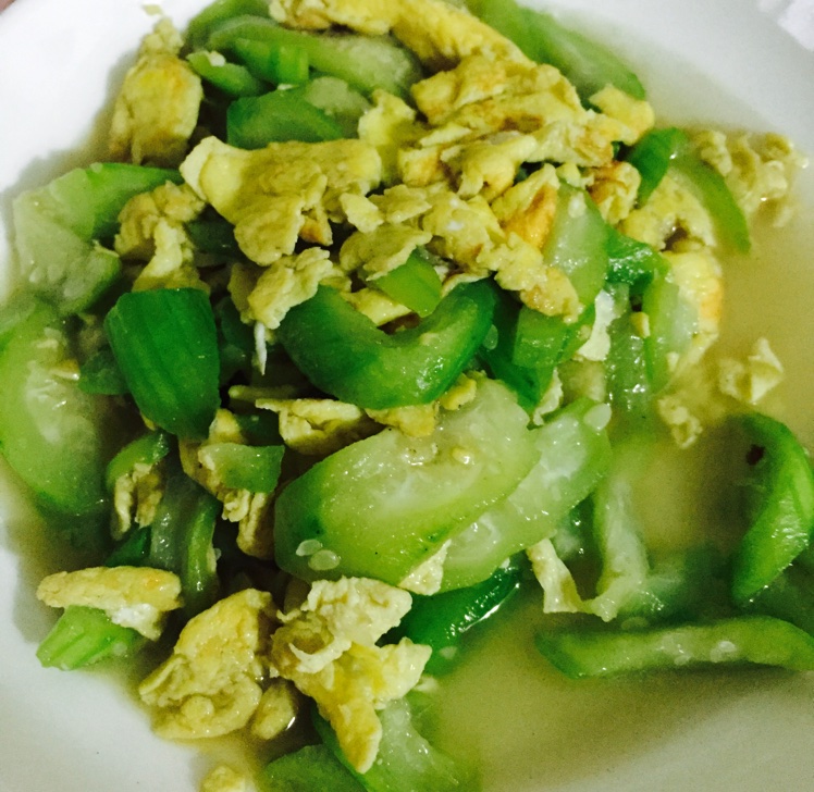 丝瓜炒蛋