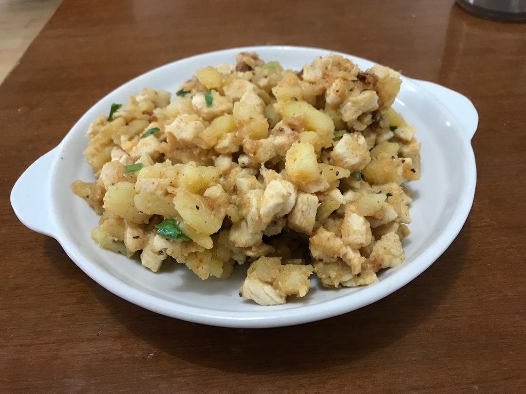 一道怎么做都好吃的干煎土豆鸡丁（红烧，咖喱，椒盐，孜然）