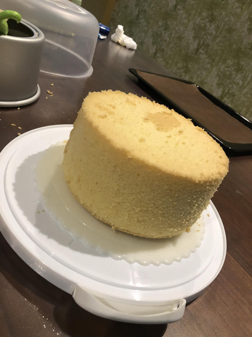 6寸加高戚风(后蛋法)