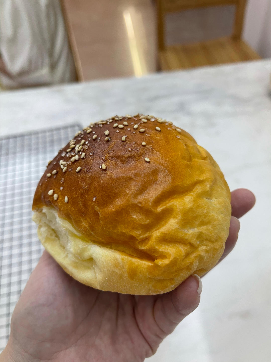 最正宗的美式汉堡胚配方，媲美汉堡王（汤种法）