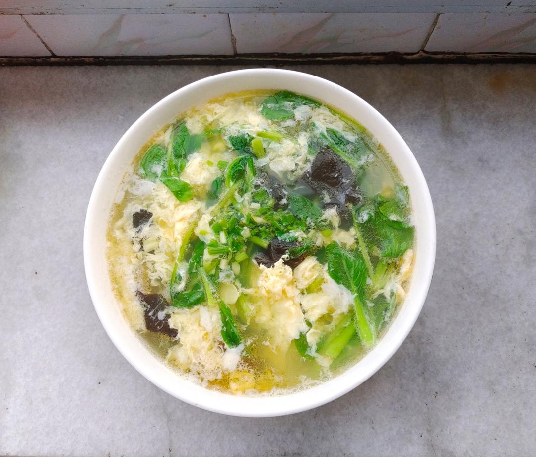 木耳青菜鸡蛋汤