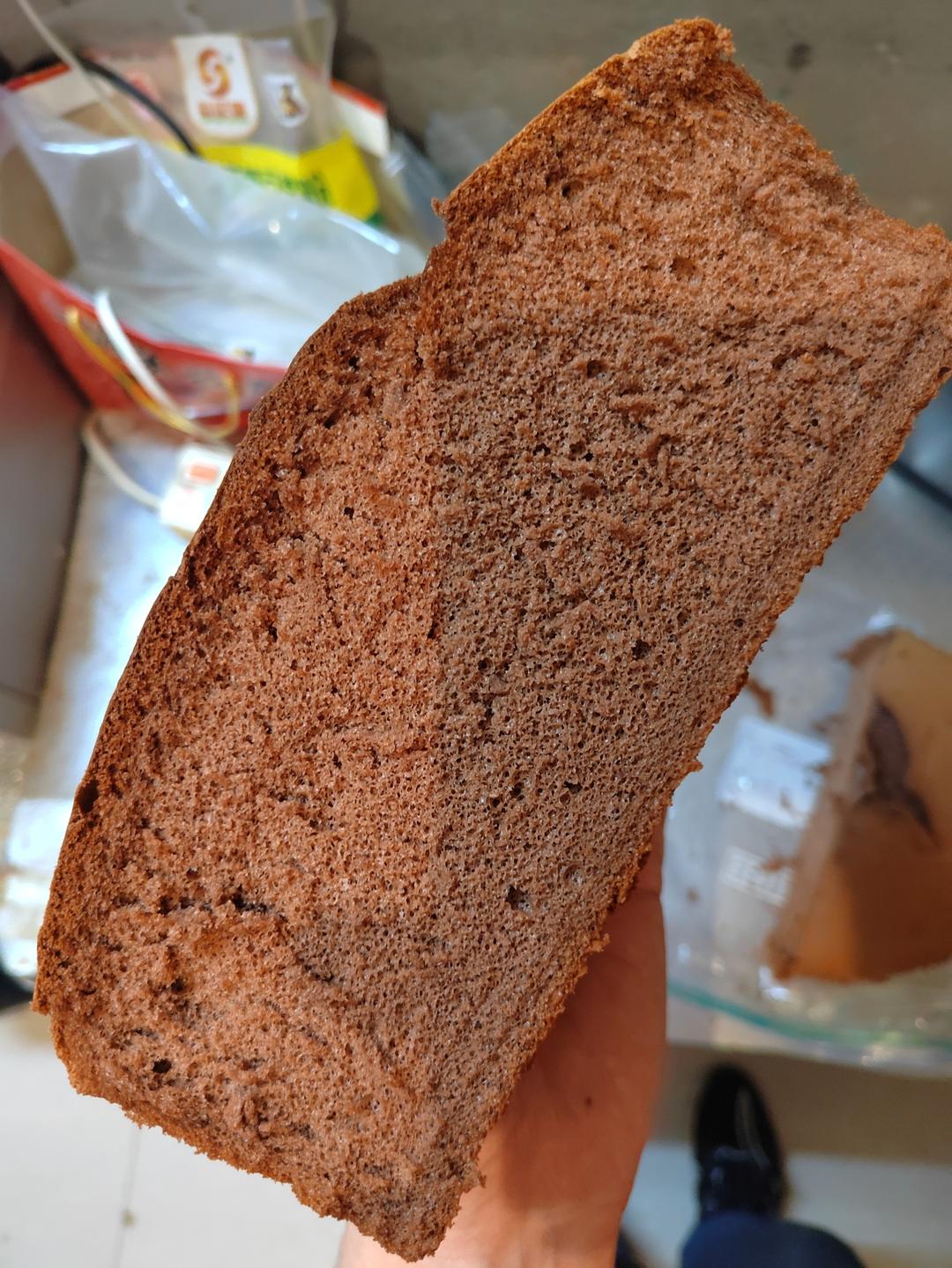 双倍浓郁不消泡巧克力戚风
