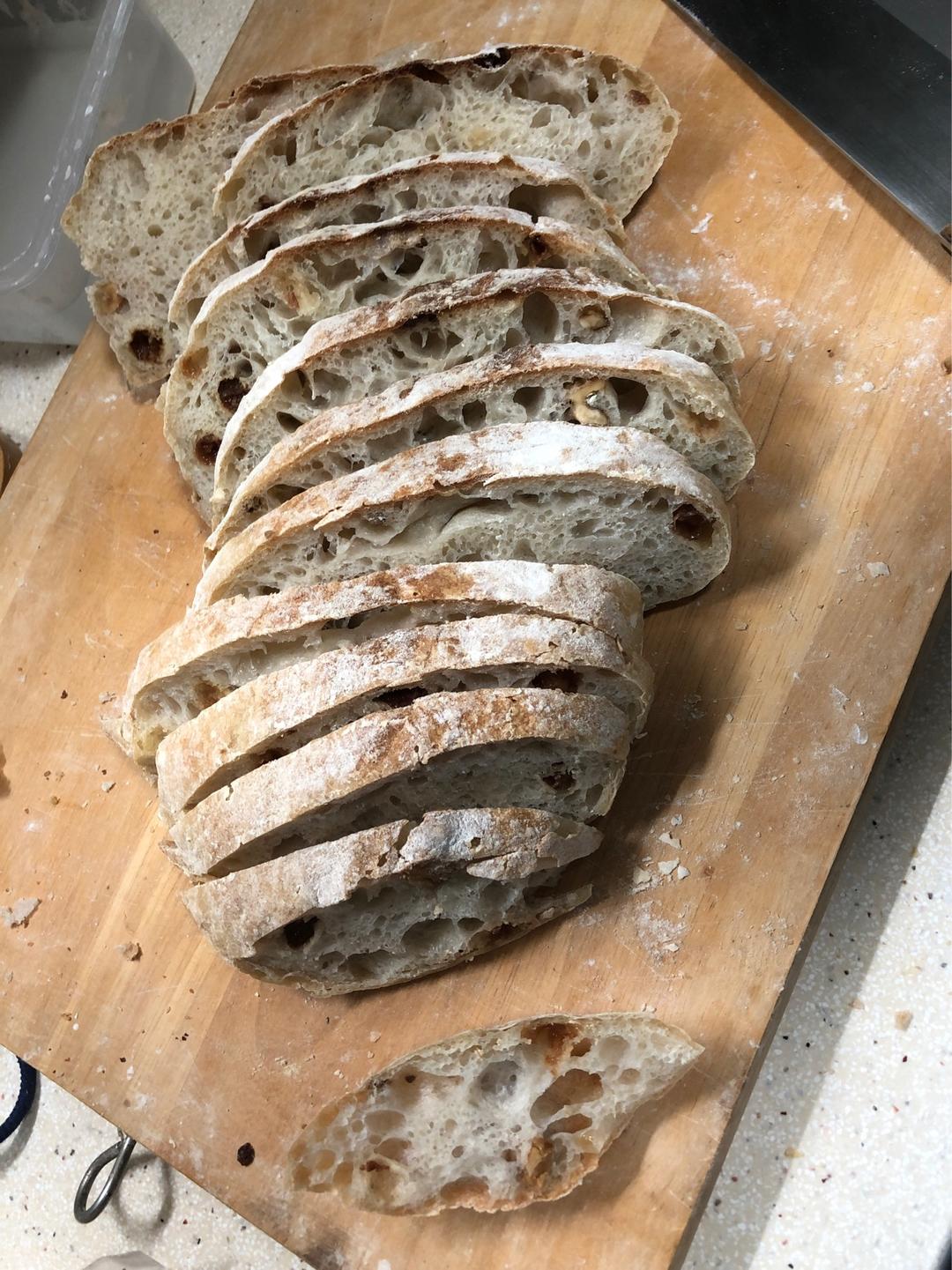 欧包的秘密（免揉/大孔洞/核桃/超简单）