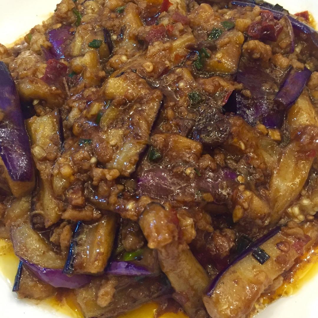 红烧肉沫茄子