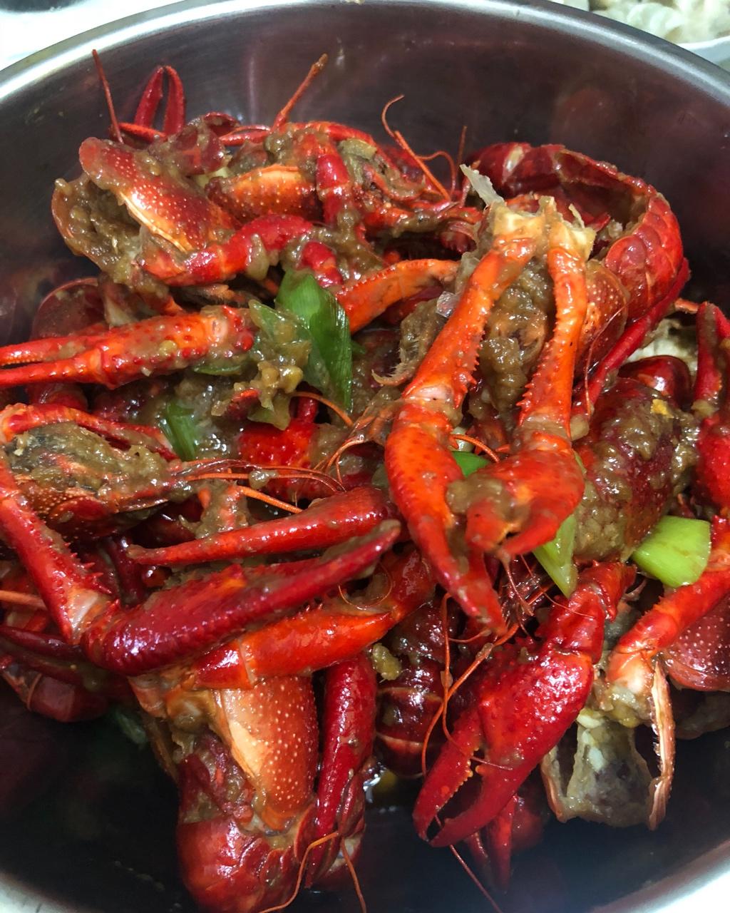 cook也不错做的蒜香小龙虾