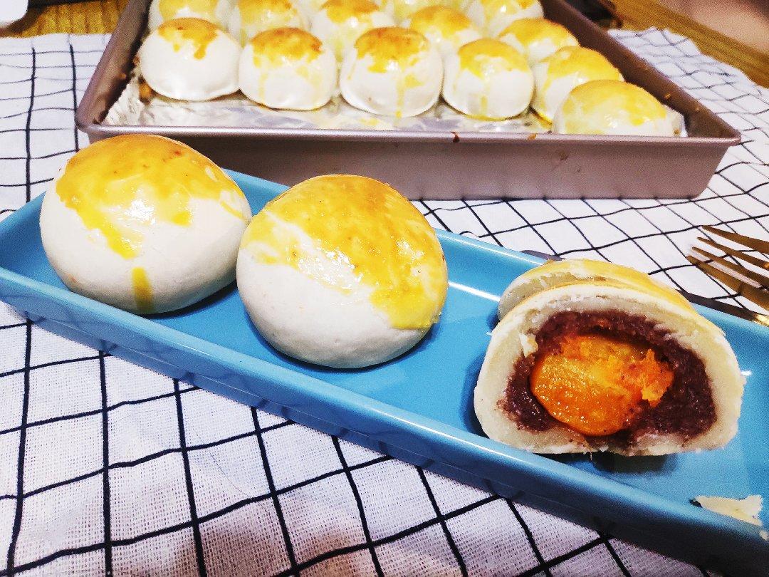 从炒红豆沙，烤咸蛋黄，到做蛋黄酥一条线（新手必看）
