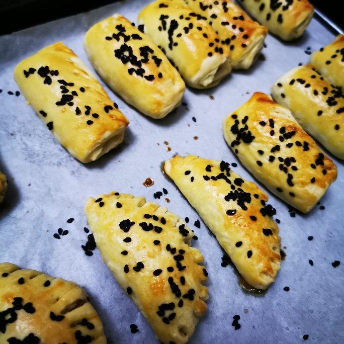 叉烧酥，内有极简叉烧肉馅料做法