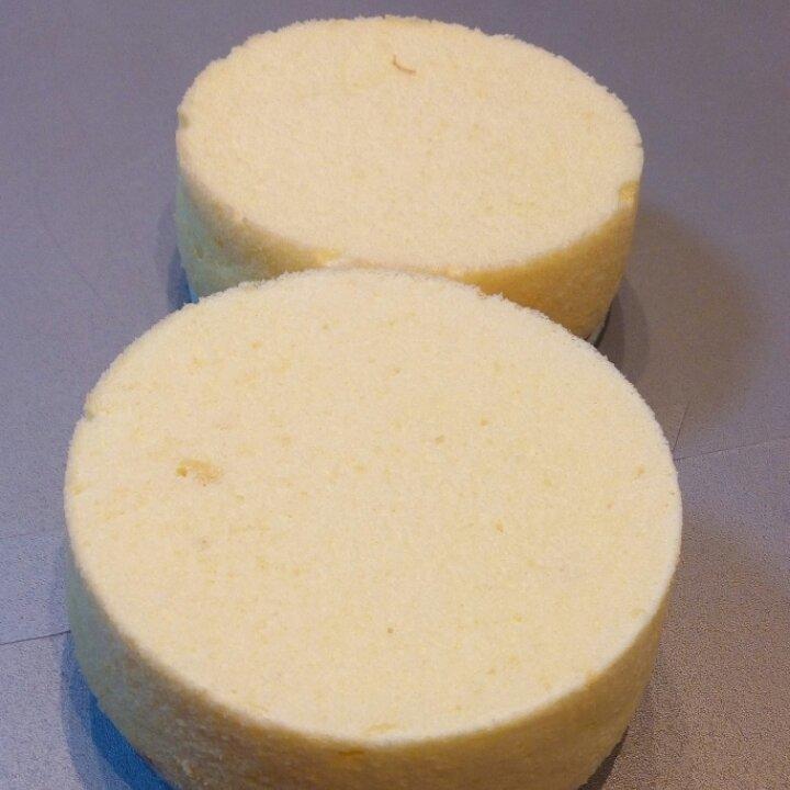 超简单完美戚风蛋糕（6寸2蛋）附打发、翻拌、脱模视频