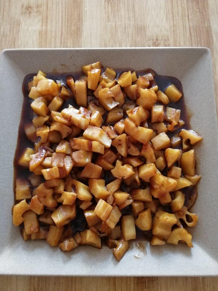 酸甜的开胃菜-  糖醋藕丁