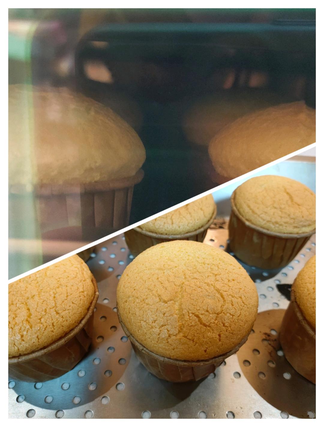 戚风小纸杯蛋糕