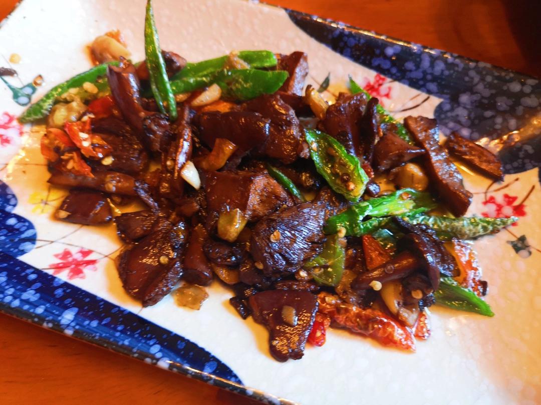 做的素炒野生菌(奶浆菌)