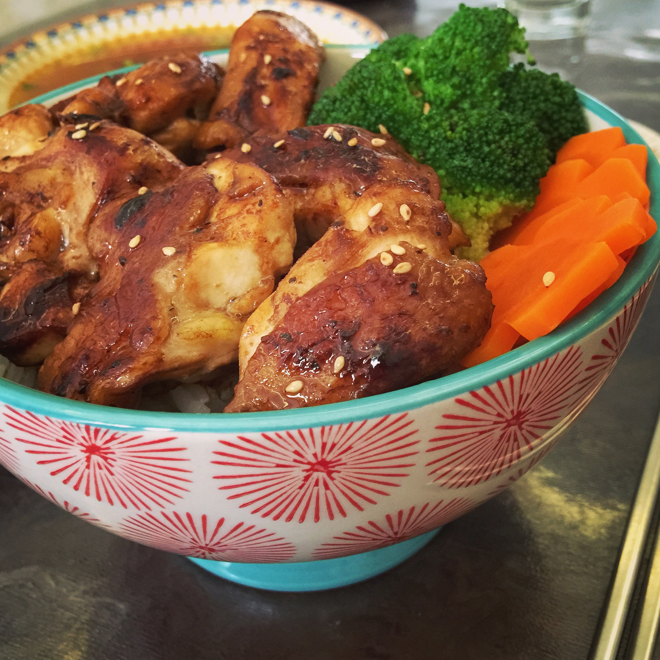 照烧鸡腿饭
