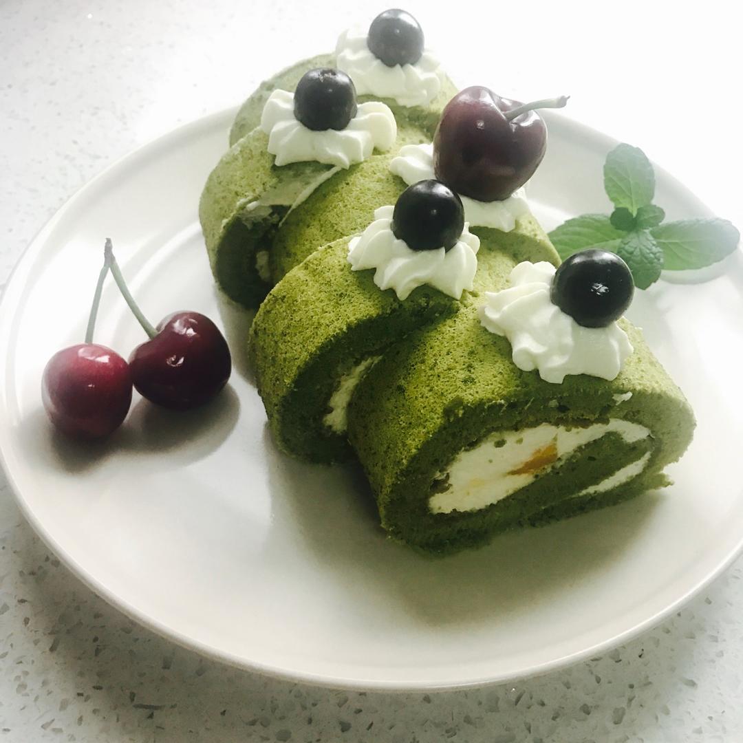 日式抹茶蛋糕卷