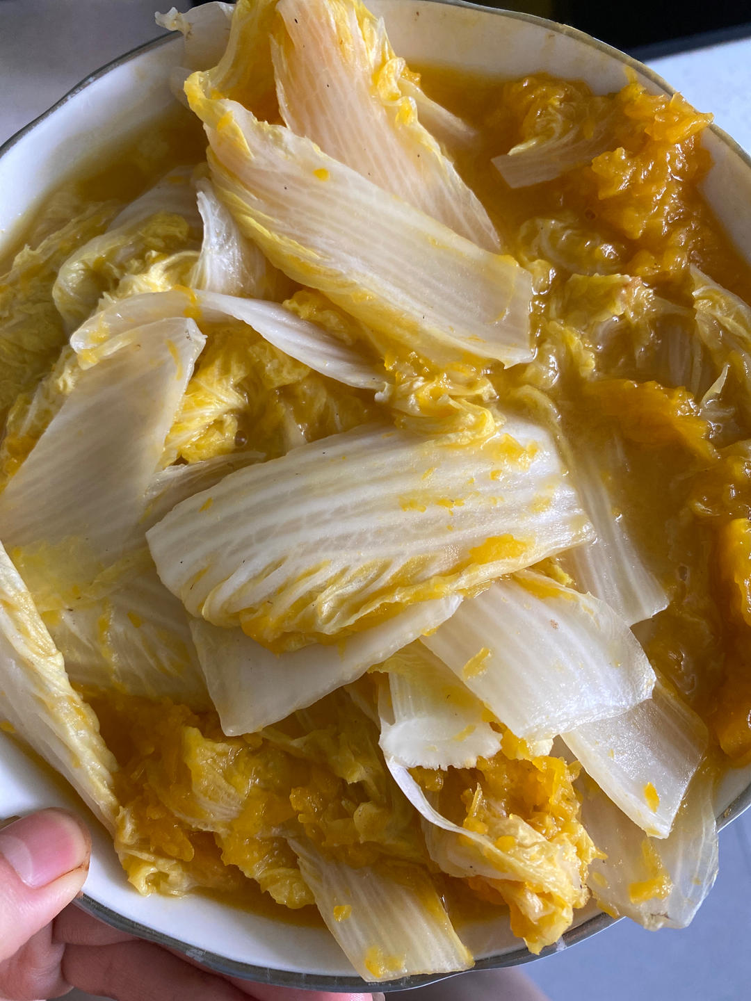 奶香金汤娃娃菜